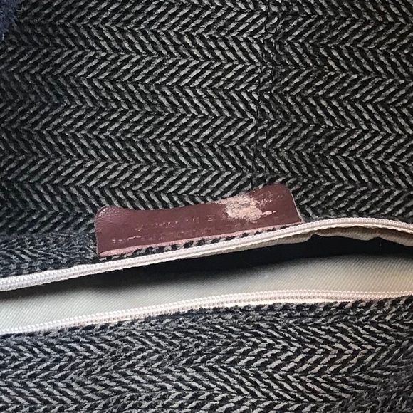 GENUINE Leather Woven Blue and Brown Hobo Tote Bag - Picture 8 of 8